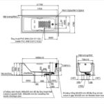 Bồn tắm nhựa lập thể có tay vịn TOTO PAY1720HV.W