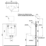 Bồn tiểu nam dáng vuông treo tường TOTO UT445H