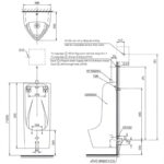 Bồn tiểu nam treo tường cao cấp TOTO UT500T