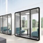 Booth cách âm khung cửa ẩn thẩm mỹ cao cấp cho văn phòng HKL
