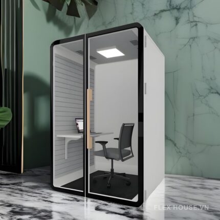 Booth cách âm khung liền mạch cho văn phòng HKM