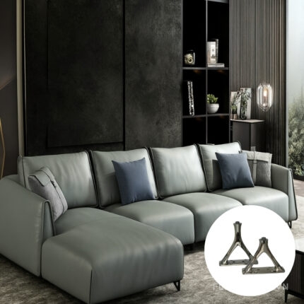 Chân tủ kệ ghế sofa kiểu tam giác chống gỉ AI-006