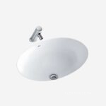 Chậu lavabo sứ rửa mặt thiết kế âm bàn Inax AL-2293V