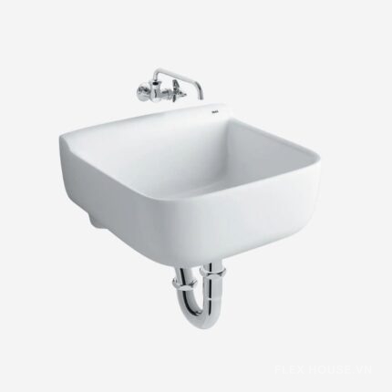 Chậu lavabo sứ rửa mặt treo tường Inax S-17V