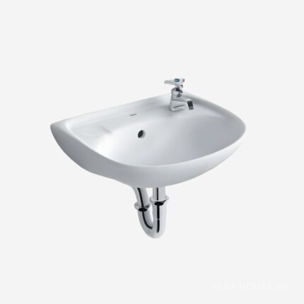 Chậu lavabo sứ rửa mặt treo tường tiện lợi Inax L-280V
