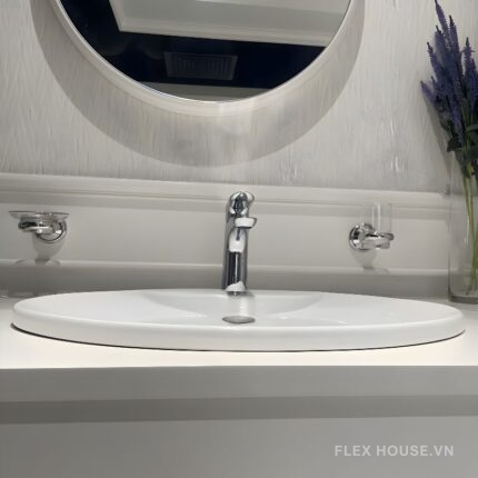 Chậu sứ lavabo đặt bàn dương vành TOTO L909C