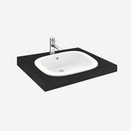 Chậu sứ rửa mặt đặt bàn dương vành TOTO L763