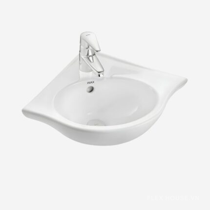 Chậu sứ rửa mặt thiết kế treo tường Inax AL-312V