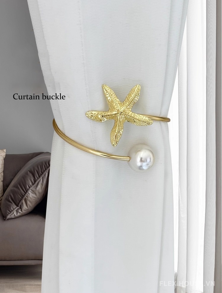 Dây buộc rèm kim loại trang trí ngôi sao FSH94 23