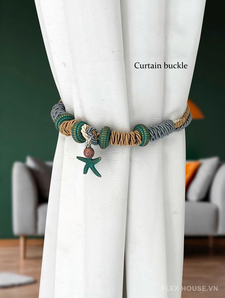 Dây buộc trang trí rèm Bohemian Ocean FSH425 2 Dây buộc trang trí rèm Bohemian Ocean FSH425 6