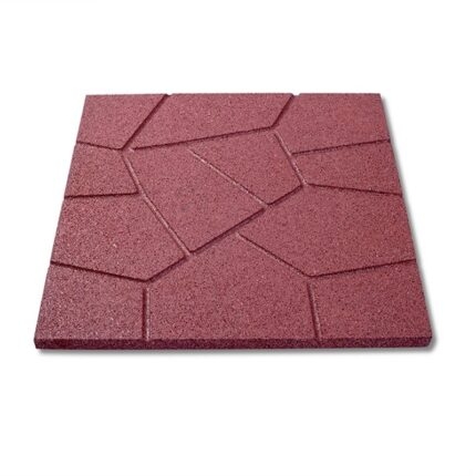 Gạch cao su ngoài trời chống cháy giảm xóc GV3665