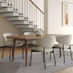 Ghế ăn gia đình sang trọng bọc nệm phong cách Bắc Âu SE7914