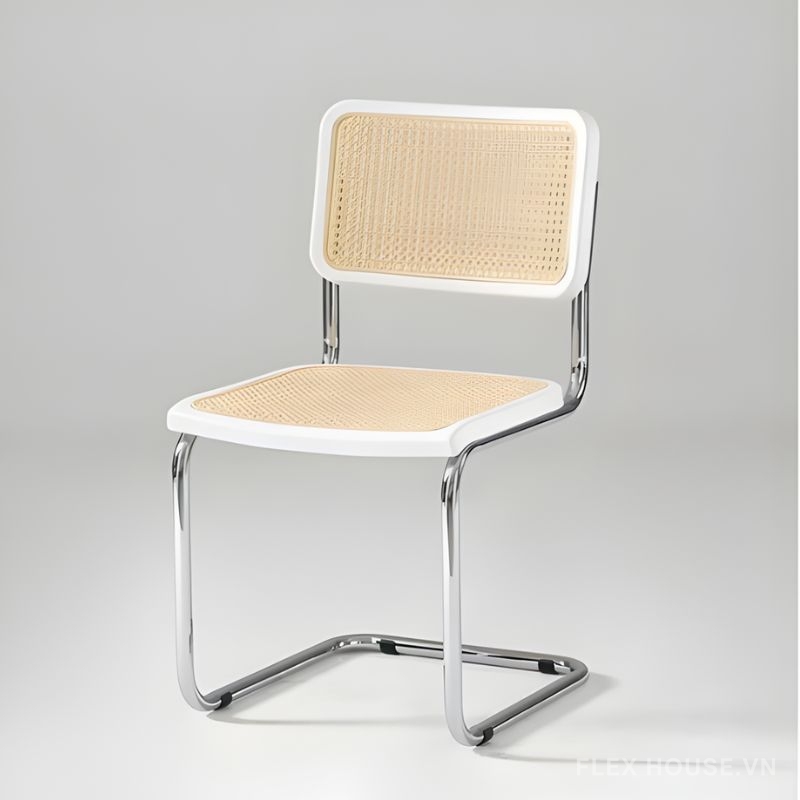 Ghế cà phê chân quỳ mây nhân tạo DM24077