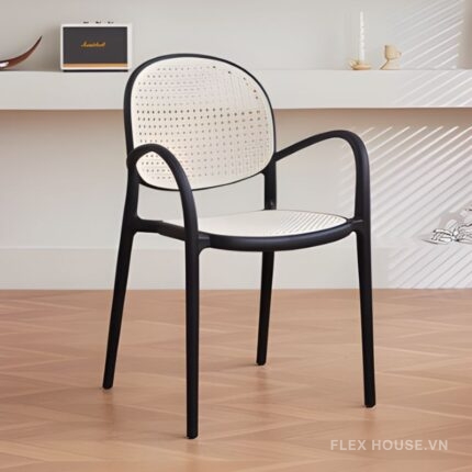 Ghế cà phê mây nhựa hiện đại DM24133