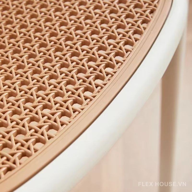 Ghế cà phê mây nhựa hiện đại DM24133 4 Ghế cà phê mây nhựa hiện đại DM24133