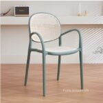 Ghế cà phê mây nhựa hiện đại DM24133