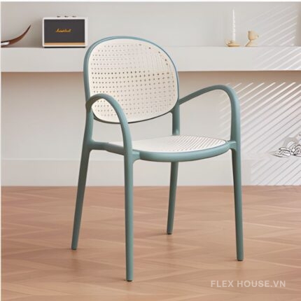 Ghế cà phê mây nhựa hiện đại DM24133