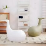 Ghế đôn trang trí hình cá voi vui nhộn DM24174