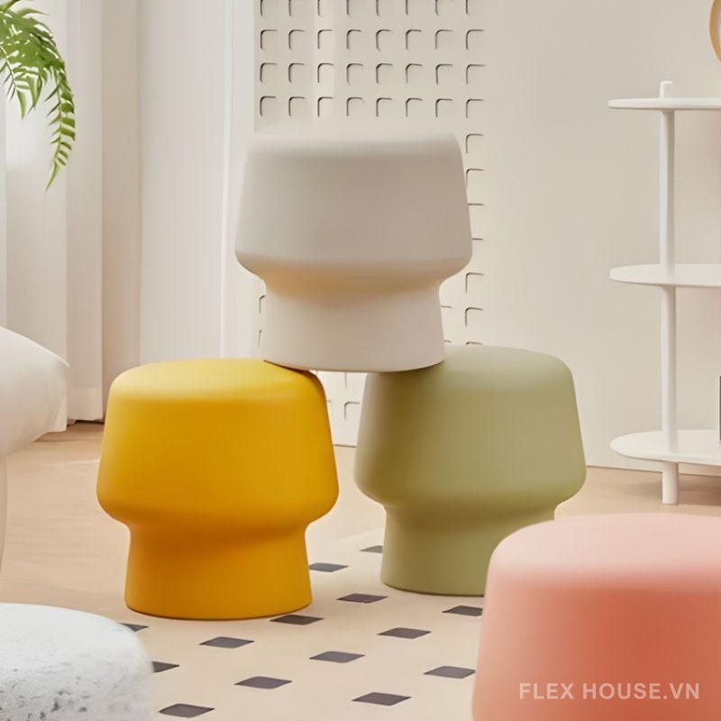 Ghế đôn trang trí hình cây nấm DM24009