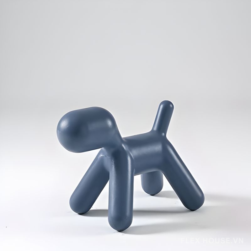 Ghế đôn trang trí hình chú chó ngộ nghĩnh DM24181S 2 Ghế đôn trang trí hình chú chó ngộ nghĩnh DM24181S