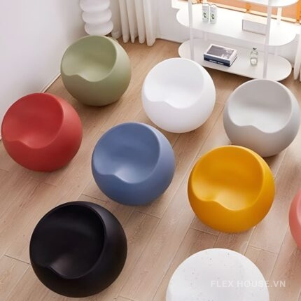 Ghế đôn trang trí hình hình cầu độc đáo DM24173