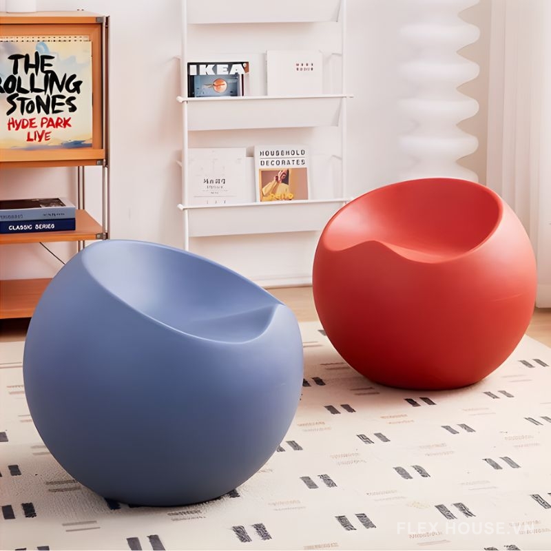 Ghế đôn trang trí hình hình cầu độc đáo DM24173