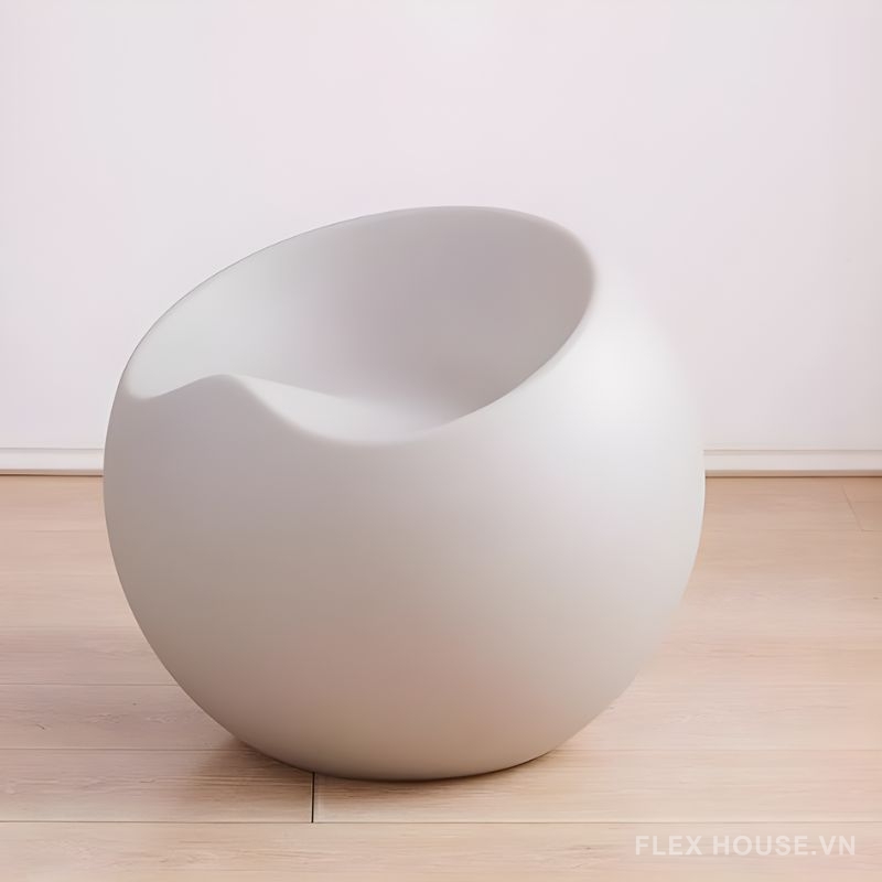 Ghế đôn trang trí hình hình cầu độc đáo DM24173