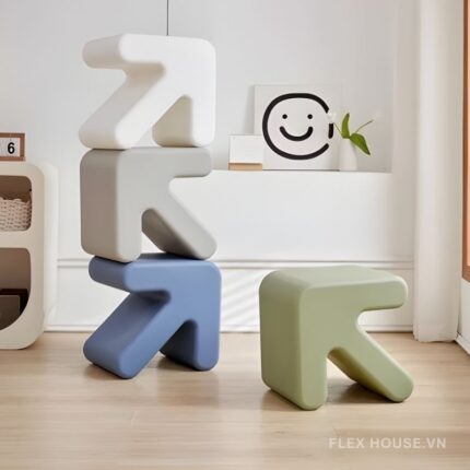 Ghế đôn trang trí hình mũi tên DM2418