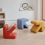 Ghế đôn trang trí hình mũi tên DM2418