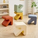 Ghế đôn trang trí hình mũi tên DM2418