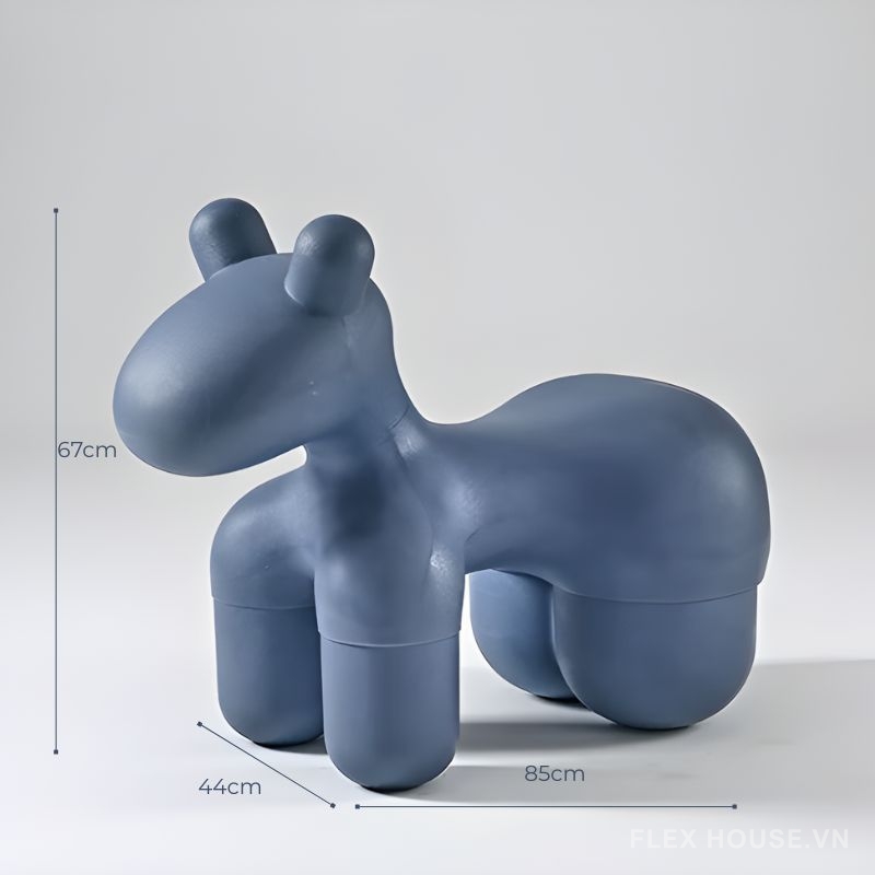 Ghế đôn trang trí hình ngựa Pony đáng yêu DM24177