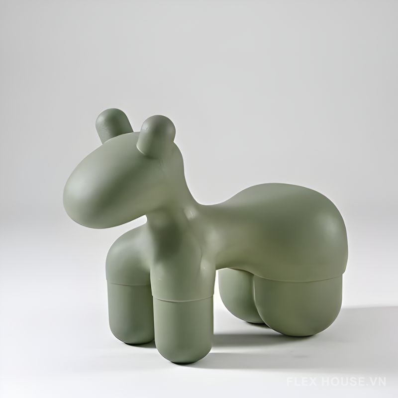 Ghế đôn trang trí hình ngựa Pony đáng yêu DM24177