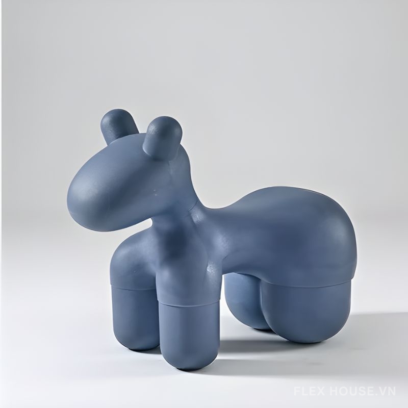 Ghế đôn trang trí hình ngựa Pony đáng yêu DM24177
