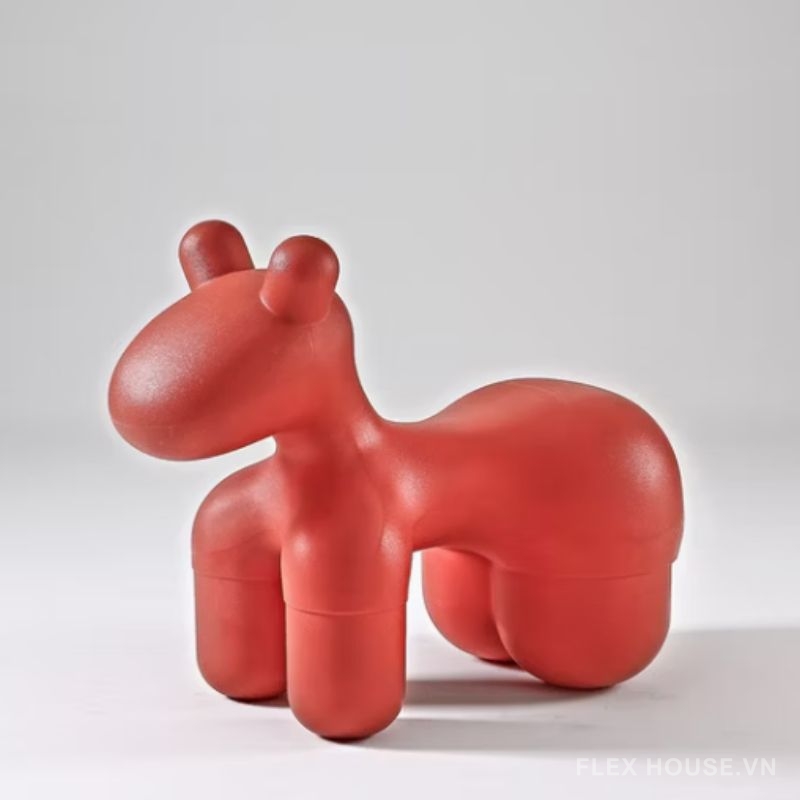 Ghế đôn trang trí hình ngựa Pony đáng yêu DM24177