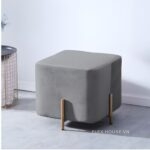 Ghế đôn vuông bọc nhung sang trọng DM24191