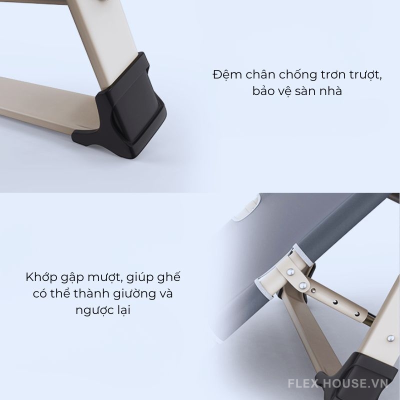 Ghế kiêm giường xếp gấp gọn đa năng YL4930