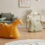 Ghế nhựa bập bênh hình ngựa cho trẻ em DM24007