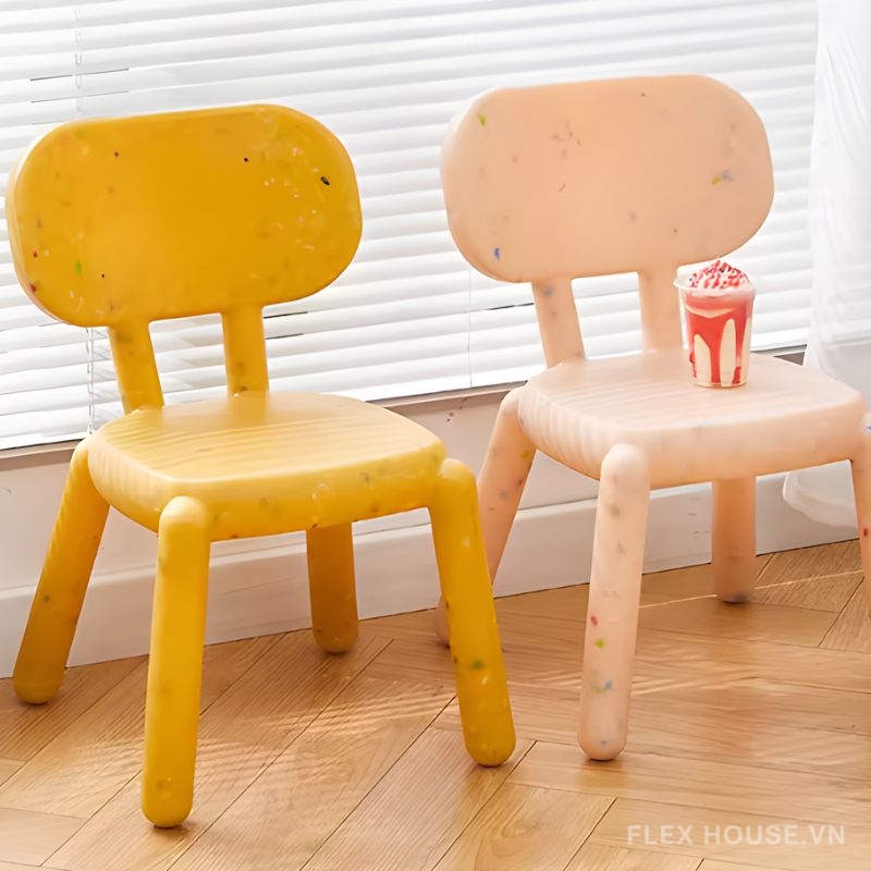 Ghế trẻ em Minimalist dễ thương DM24184 2 Ghế trẻ em Minimalist dễ thương DM24184