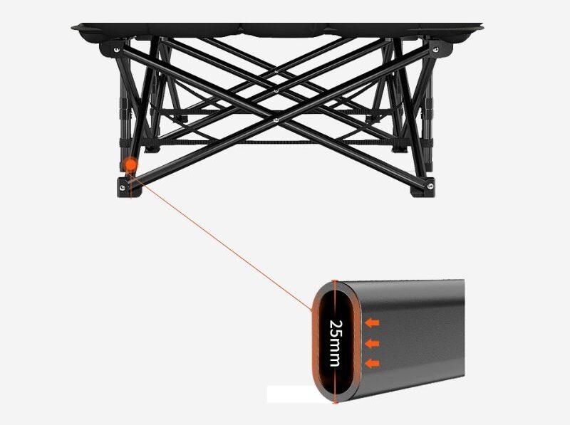 Giường xếp nghỉ trưa văn phòng gấp gọn tiện lợi YL7056