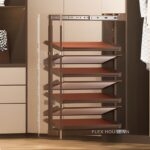 Giá để giày 2 chiều 7 tầng cho tủ có kích thước hẹp YHF2502