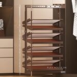 Giá để giày 2 chiều 8 tầng dưới cầu thang tiện lợi YHF2503