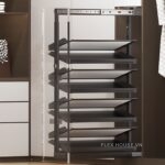 Giá để giày 2 chiều 8 tầng dưới cầu thang tiện lợi YHF2503