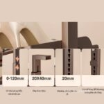 Giá để giày âm tủ 2 chiều gắn cánh 4 tầng YHF2499