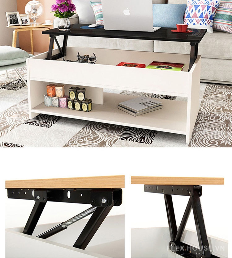 Giá đỡ điều chỉnh độ cao bàn sofa có thể gập lại KY104 6