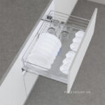 Giá đựng bát đĩa nan tròn inox 304 Eurogold EGT7175