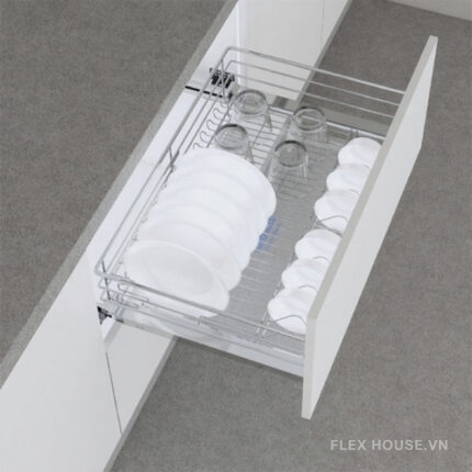 Giá đựng bát đĩa nan tròn inox 304 Eurogold EGT7175