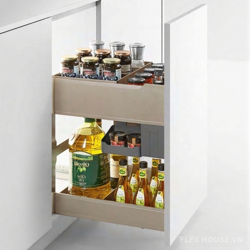 Giá đựng gia vị chai lọ cao cấp Eurogold EUM2040 Giá đựng gia vị chai lọ cao cấp Eurogold EUM2040