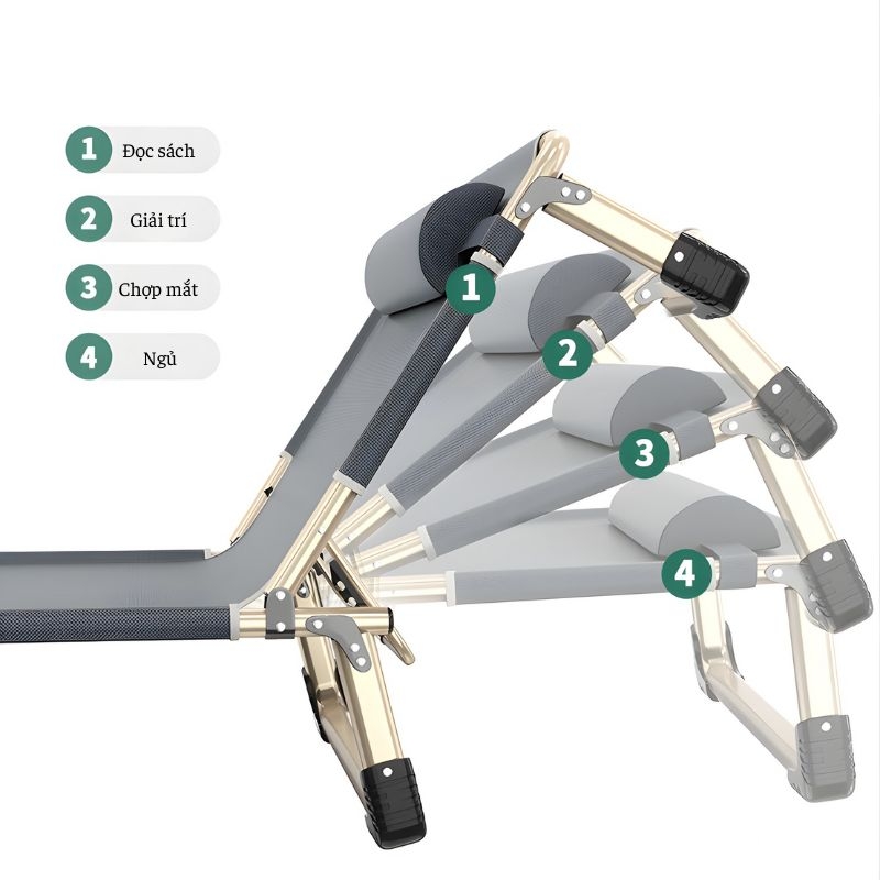 Giường xếp nghỉ trưa văn phòng đa năng tiện lợi YL1508 3 Giường xếp nghỉ trưa văn phòng đa năng tiện lợi YL1508