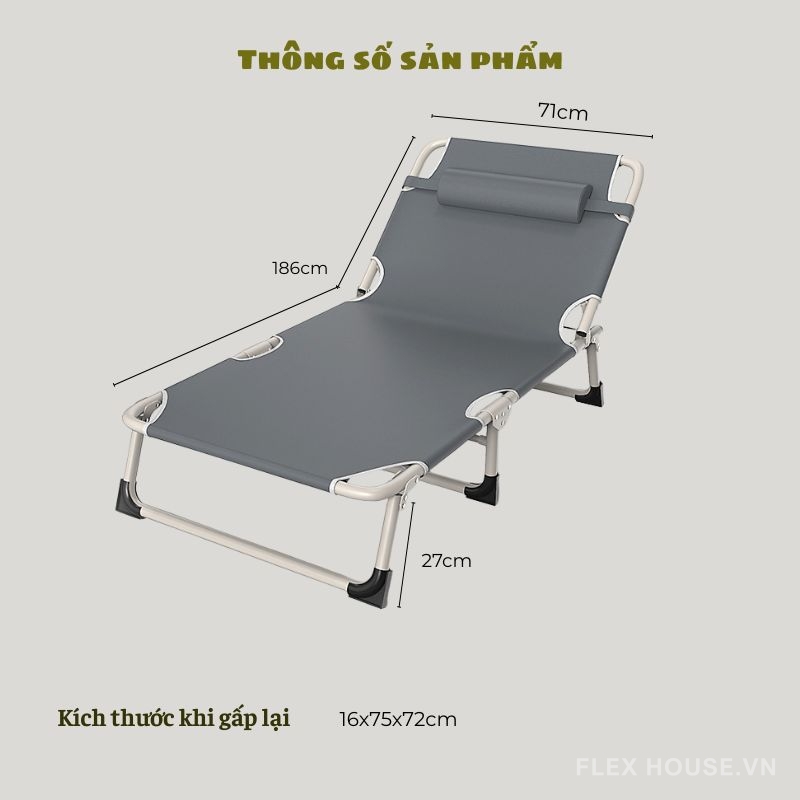 Giường xếp nghỉ trưa văn phòng đa năng tiện lợi YL1508 7 Giường xếp nghỉ trưa văn phòng đa năng tiện lợi YL1508 1