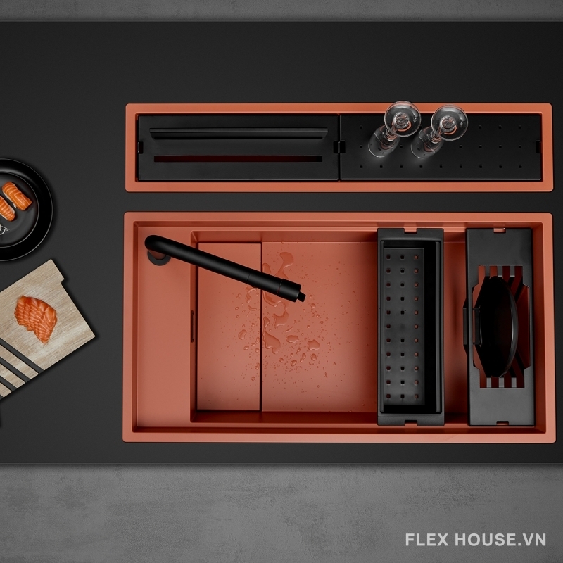 Hướng Dẫn Chọn Chậu Rửa Bát Phù Hợp Cho Từng Kiểu Bếp 6